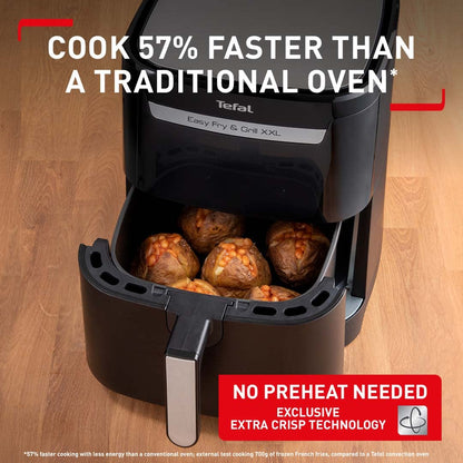 Tefal Easy Fry XXL 2in1 Digital Doppel-Heißluftfritteuse