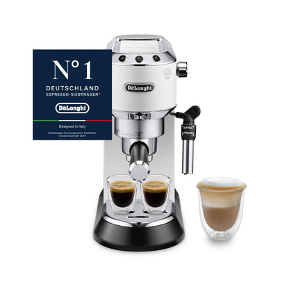 De'Longhi Dedica Style - Espressomaschine mit Manuellem Milchaufschäumer
