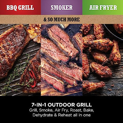 Ninja Woodfire Electric Outdoor BBQ Grill [OG751UKAMZ]
