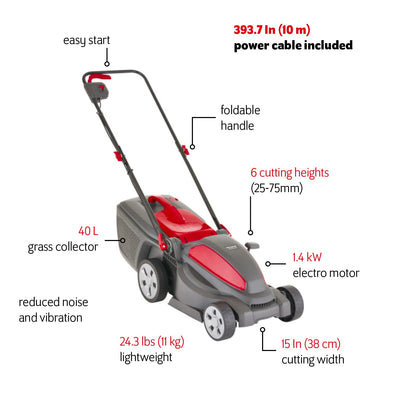 Mountfield Electress 38 Lawnmower