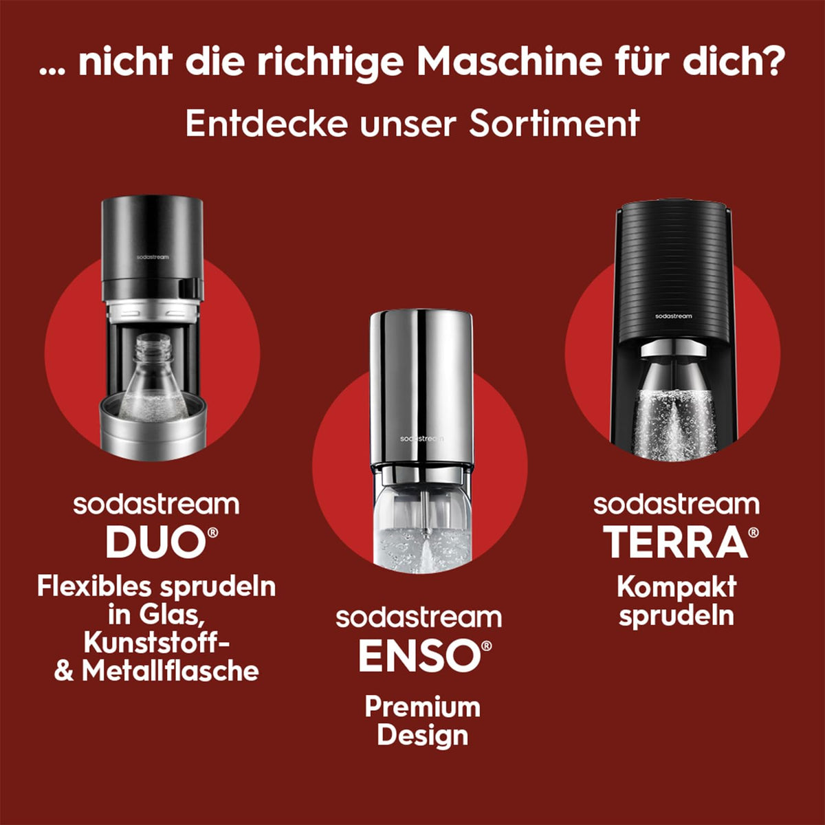SodaStream Crystal 3.0 Wassersprudler mit 2x Quick-Connect CO2-Zylinder und 2x Glaskaraffen