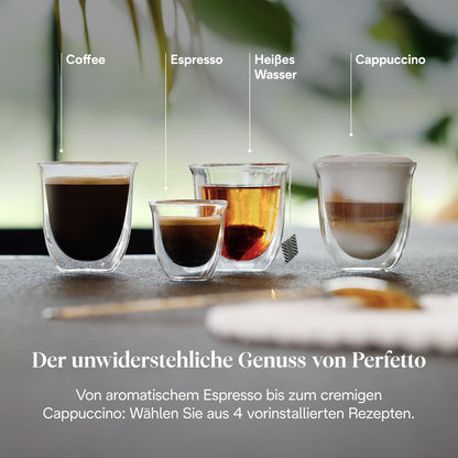 De'Longhi Magnifica Start - Kaffeevollautomat 4 Getränke Schwarz-Grau