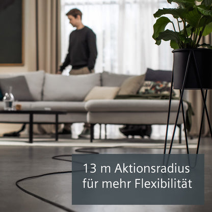 Siemens Staubsauger mit Beutel Q5.0 extreme silencePower VSQ5X1230, ideal für Allergiker, Hygiene-Filter, starke Saugleistung, Bodendüse für Parkett, Teppich, Fliesen, langes Kabel, 850 W, schwarz
