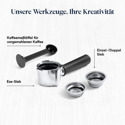 De'Longhi Dedica Style - Espressomaschine mit Manuellem Milchaufschäumer