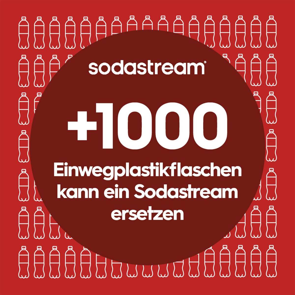 SodaStream Crystal 3.0 Wassersprudler mit 2x Quick-Connect CO2-Zylinder und 2x Glaskaraffen