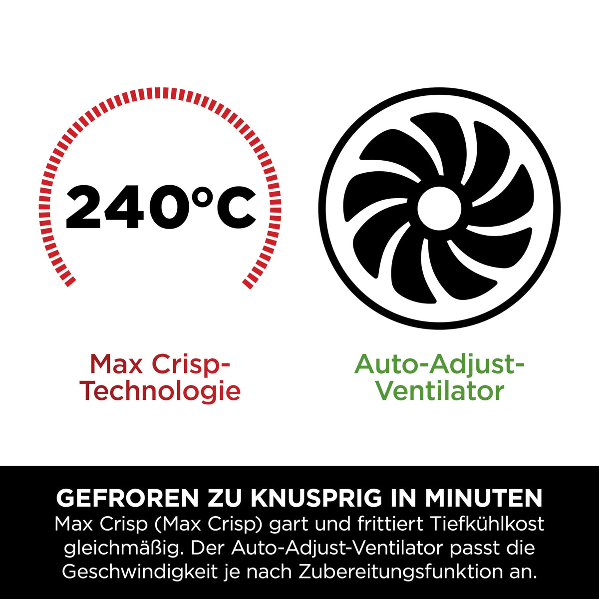 Ninja Dual Zone digitale Heißluftfritteuse, 7,6 L, 6-in-1, Metallic Grau