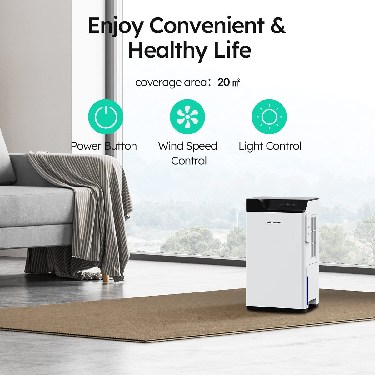 Luftentfeuchter für Zuhause, Kitette Doppel Semiconductor Luftentfeuchter