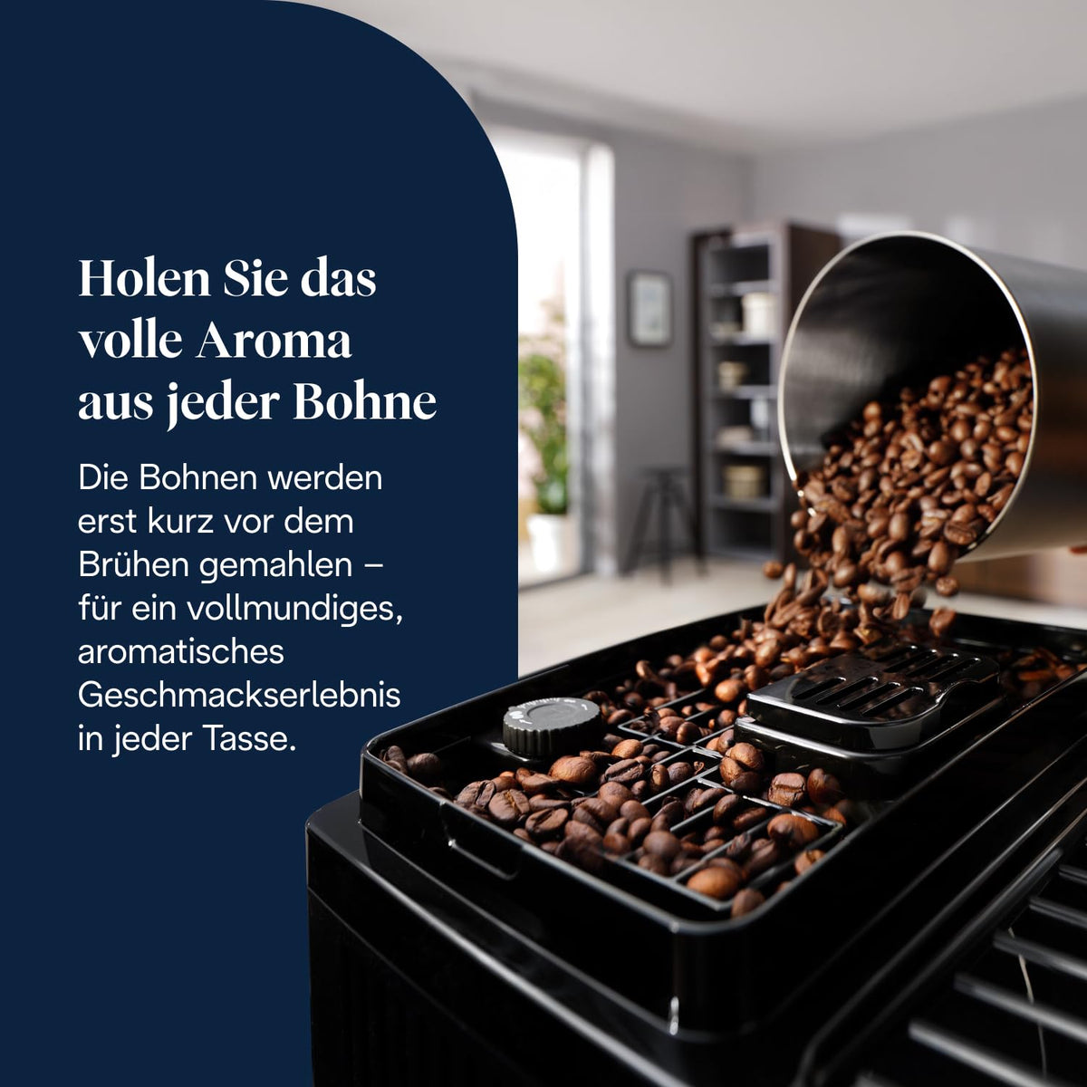 De'Longhi Magnifica Start - Kaffeevollautomat 4 Getränke Schwarz-Grau