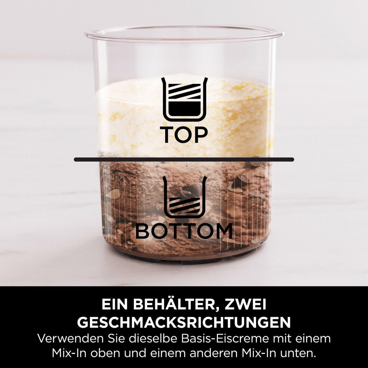 Ninja CREAMi Deluxe Eis- & Eisgetränkmaschine, 2 Becher, Silber