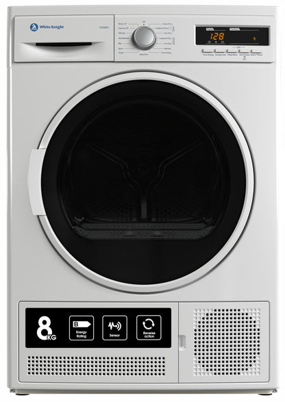 White Knight Condenser Sensor Tumble Dryer 8kg