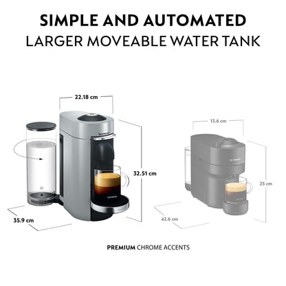 Nespresso Vertuo Plus Automatische Kapsel-Kaffeemaschine