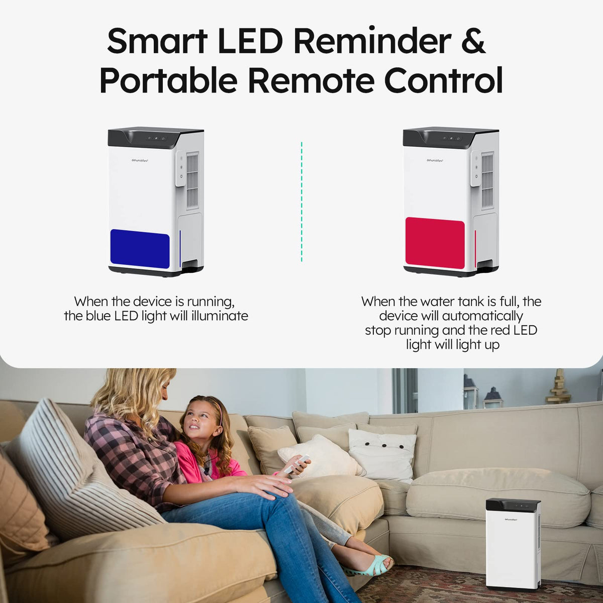 Luftentfeuchter für Zuhause, Kitette Doppel Semiconductor Luftentfeuchter