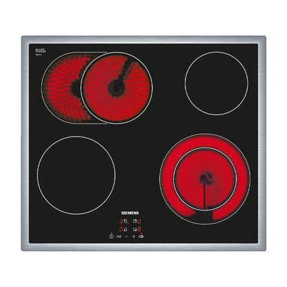 Siemens iQ300 Elektrokochfeld 60 cm Zuschaltbare Bräterzone ET645HN17E