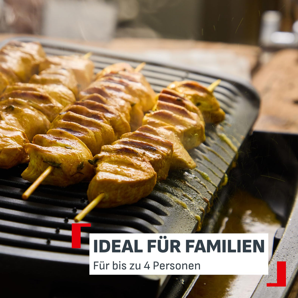 Tefal OptiGrill+ Kontaktgrill, 6 Programme, Garstufenanzeige, abnehmbare Platten, manueller Modus, optimal Grillergebnisse dank Messung der Dicke, Elektrogrill, Edelstahl, GC712D12