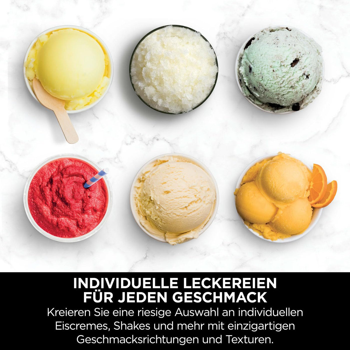 Ninja CREAMi Deluxe Eis- & Eisgetränkmaschine, 2 Becher, Silber