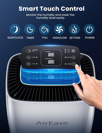 AirEase 12L/Day Dehumidifiers for Home