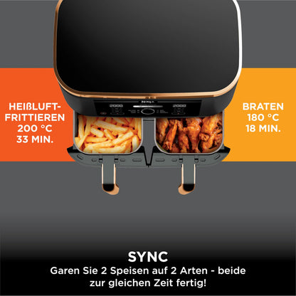Ninja Foodi Dual Zone Heißluftfritteuse af200eu