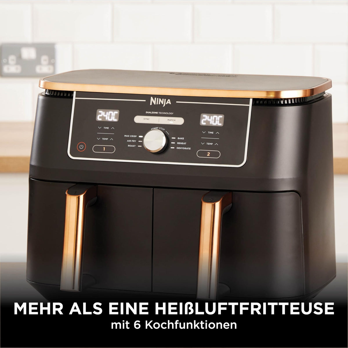Ninja Foodi Dual Zone Heißluftfritteuse af200eu