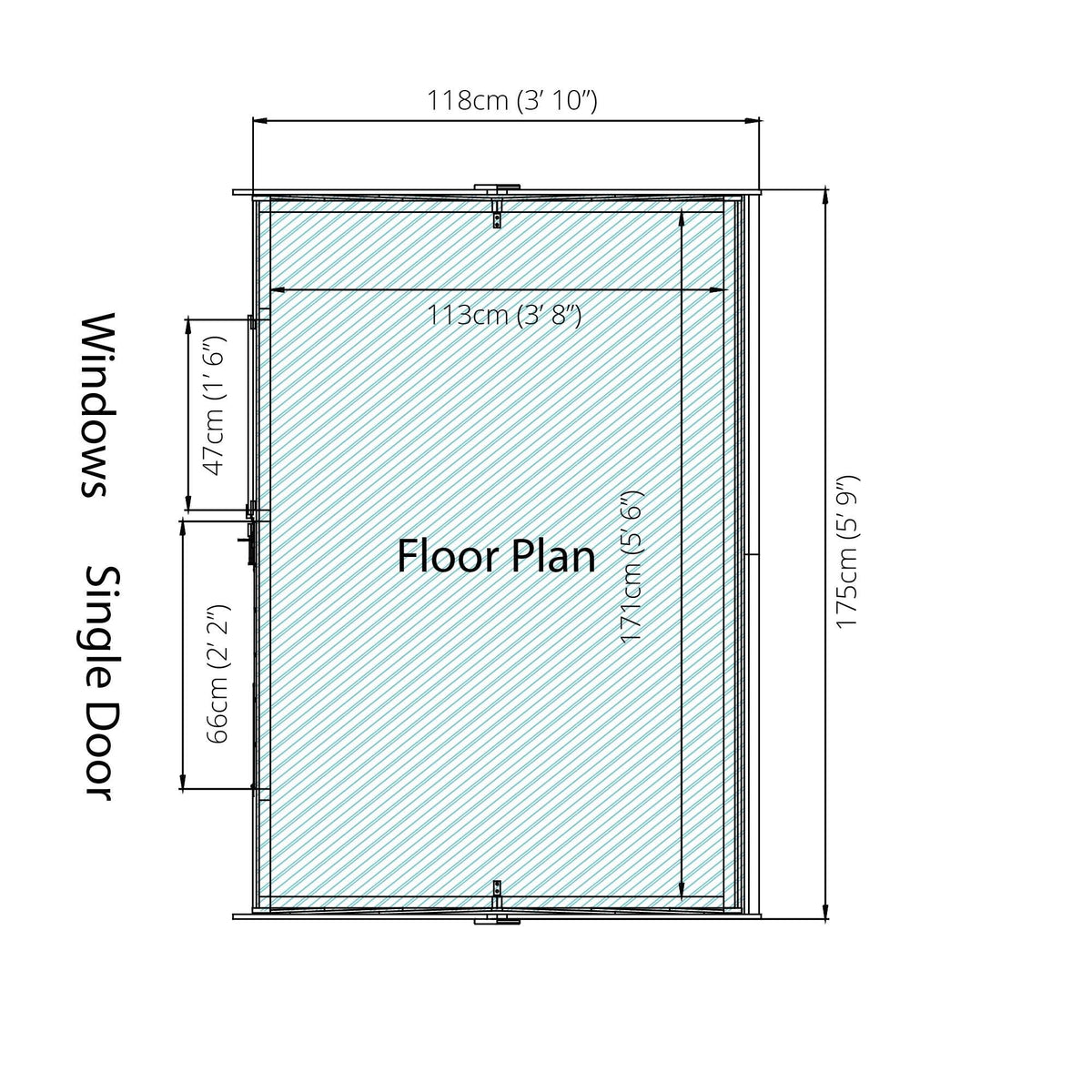 Mercia 6 x 4 Ft Overlap Reverse Apex Shed