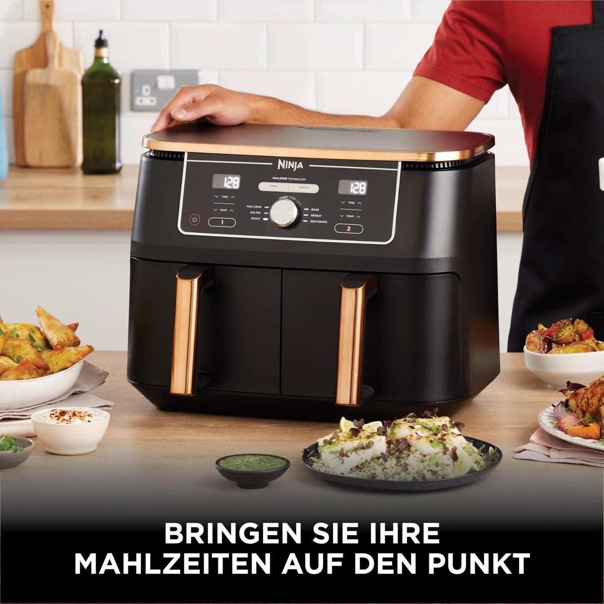 Ninja Foodi Dual Zone Heißluftfritteuse af200eu