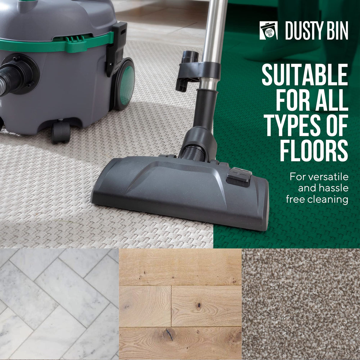 Dusty Bin Bagless Bodenstaubsauger Cleaners