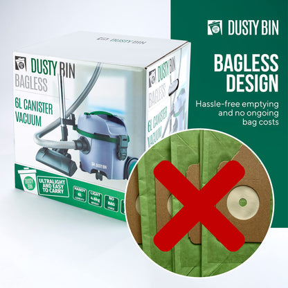Dusty Bin Bagless Bodenstaubsauger Cleaners
