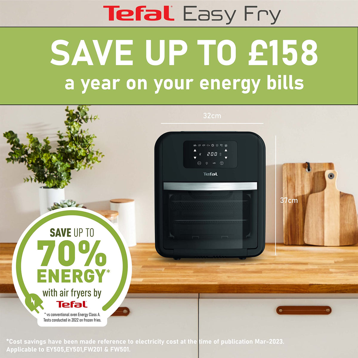 Tefal Easy FryHeißluftfritteuse Oven 9-in-1