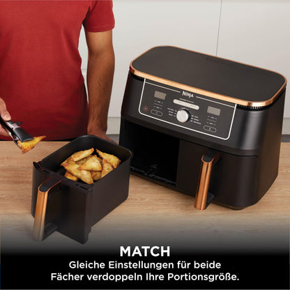 Ninja Foodi Dual Zone Heißluftfritteuse af200eu