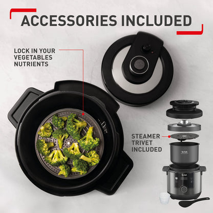 Tefal Turbo Cuisine & Fry, 7.6L Elektrisch Pressure Cooker