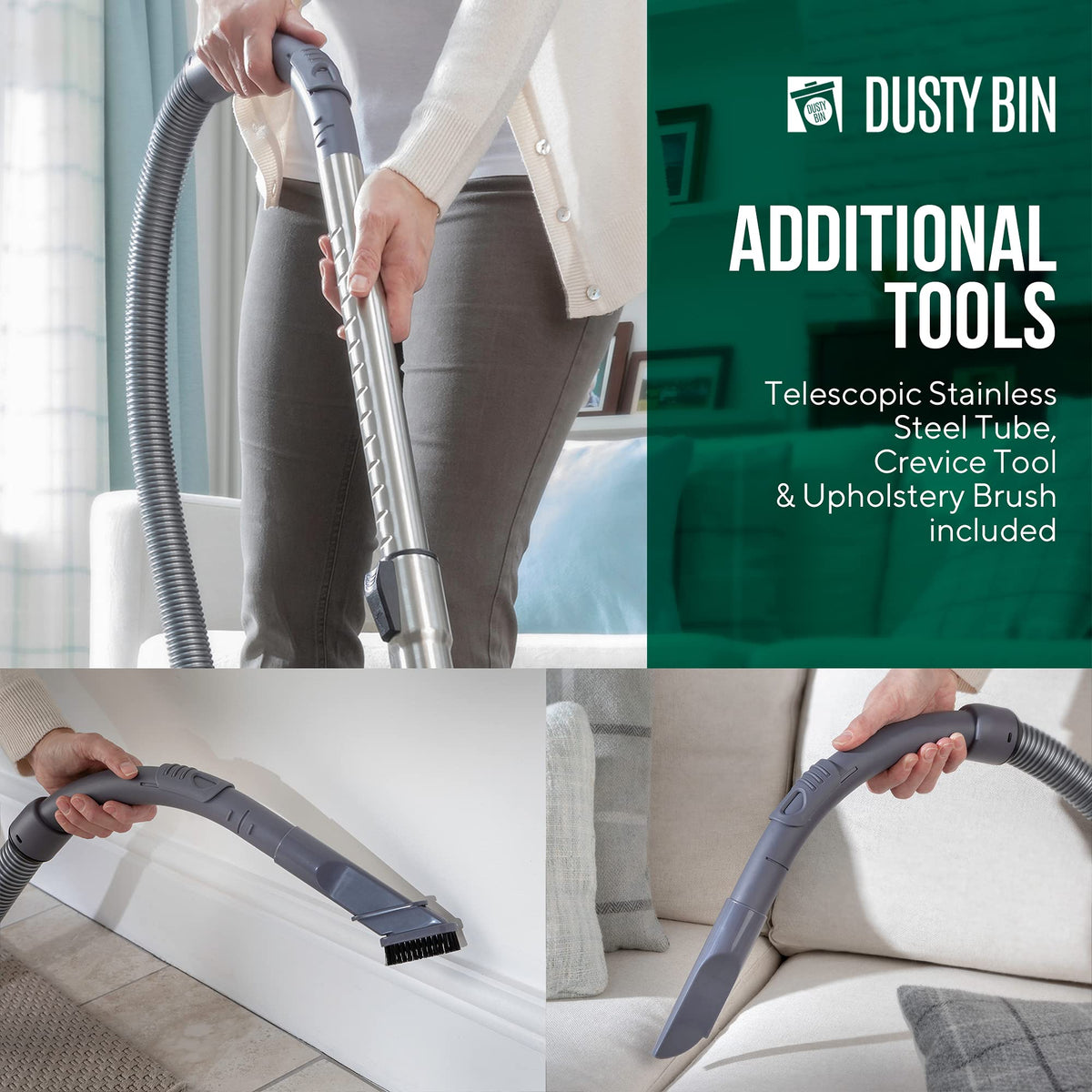 Dusty Bin Bagless Bodenstaubsauger Cleaners