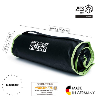 BLACKROLL  Recovery Pillow (50 x 30 cm), Kopfkissen für erholsamen Schlaf, ergonomisches Kissen mit Travel Bag für Reisen, Nackenkissen aus Viscose Memory Schaum, Made in Germany