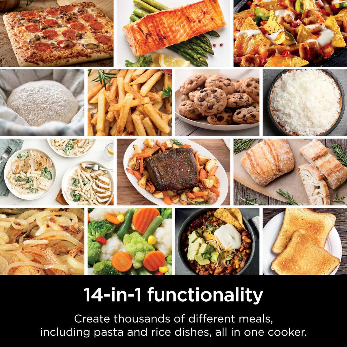 Ninja Combi™ 14-in-1 Multicooker, Air Fryer Toaster Oven & Steamer, SFP701