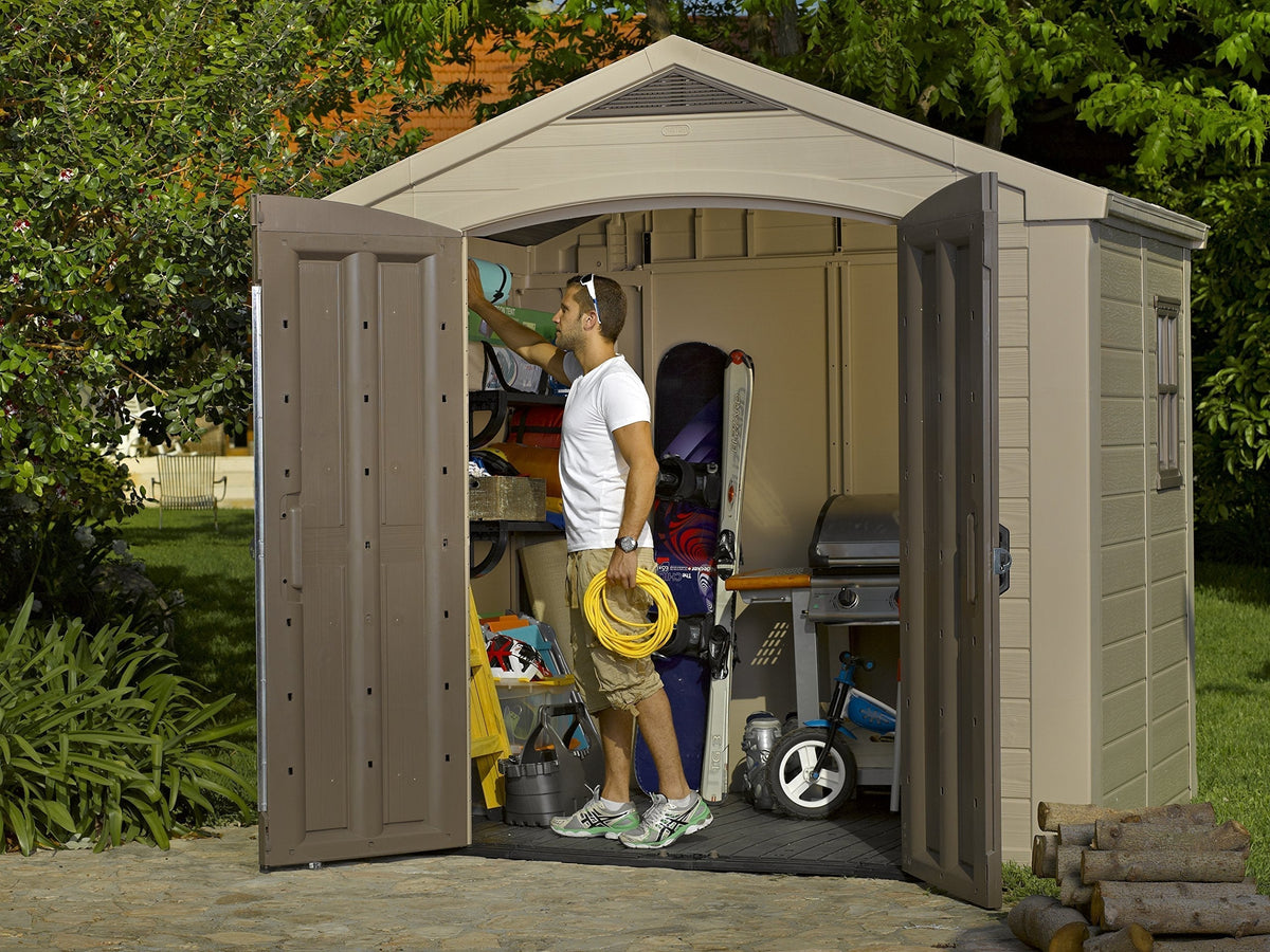 Keter Factor 8 x 6 ft Outdoor Storage Shed