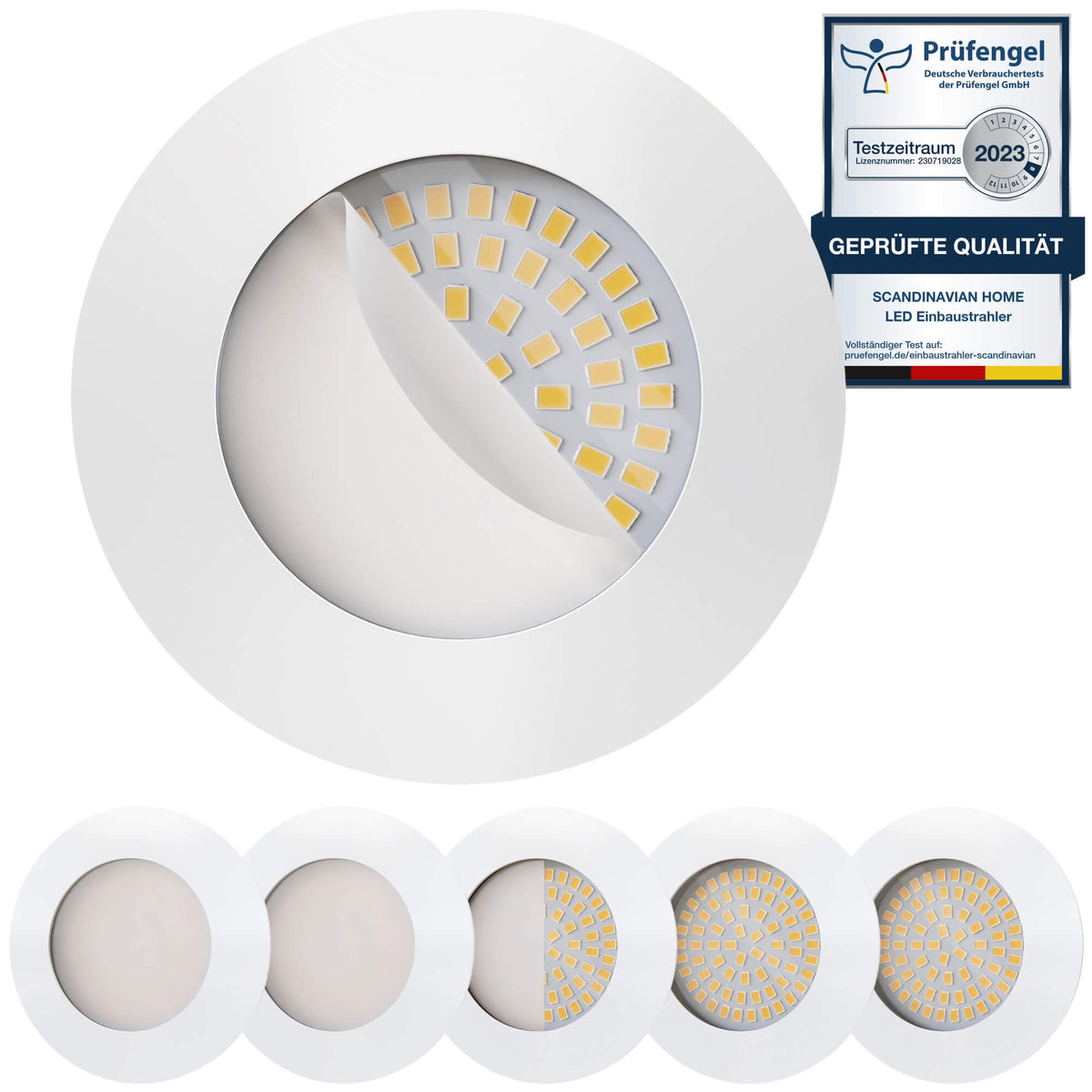 LED Einbaustrahler Weiß-Matt I NN-Serie